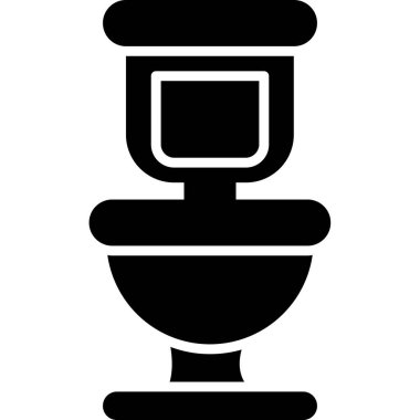 tuvalet ikonu vektör illüstrasyonu