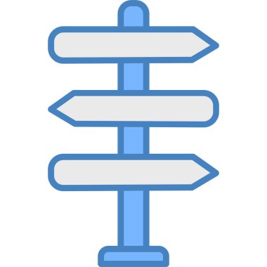 Bir post simgesinin vektör illüstrasyonu