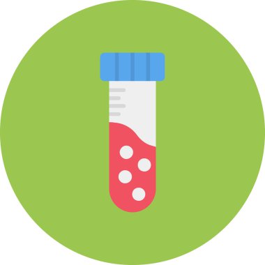 test tübü vektör çizimi