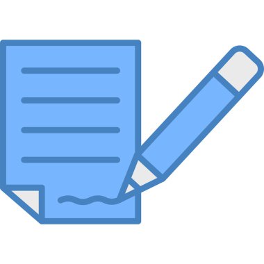 belge simgesi vektör illüstrasyonu