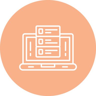 seo modern simgesinin vektör illüstrasyonu