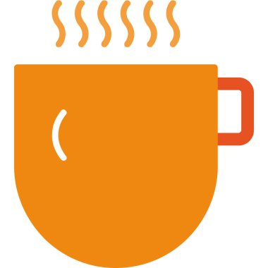 Bardak. Web simgesi basit illüstrasyon