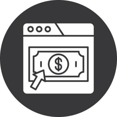 Vektör illüstrasyonu, simge ögesi arkaplanı