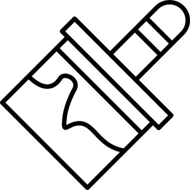 Kalem simgesi, vektör illüstrasyonu