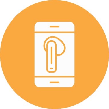 Akıllı telefon simgesi. Resim, modern tarz