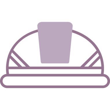 Şapka. Web simgesi basit illüstrasyon