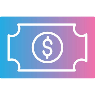 Para için. Web simgesi basit tasarım