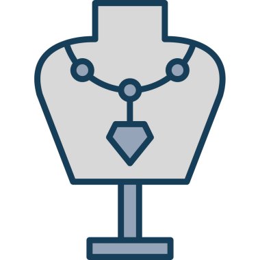 Moda. Web simgesi basit illüstrasyon