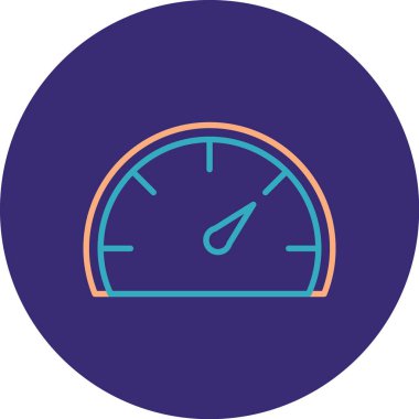 hız dometresi vektör illüstrasyonuName