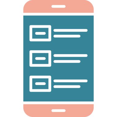 mobil simge vektör illüstrasyonu