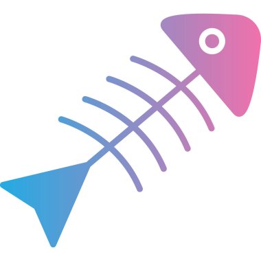 Balık. Web simgesi basit illüstrasyon