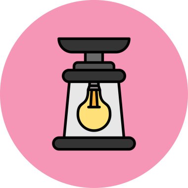 Lamba. Web simgesi basit illüstrasyon