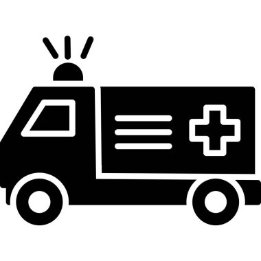Hastane acil durum simgesi - biçiminde
