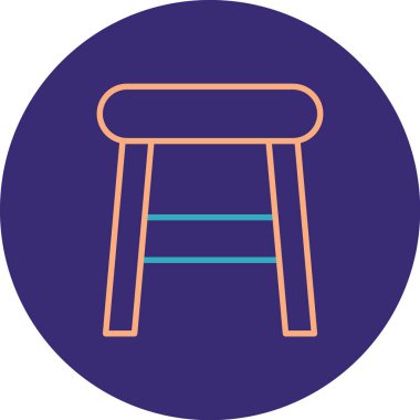 Sandalyenin vektör illüstrasyonu