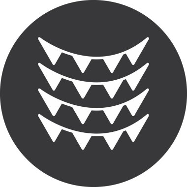 Modern simgenin vektör illüstrasyonu