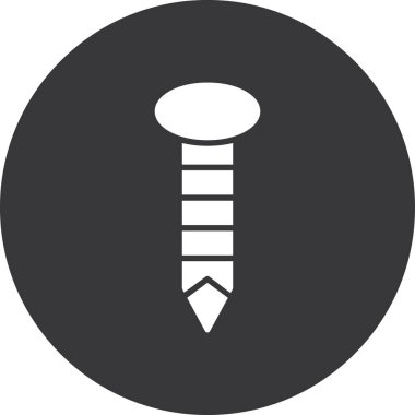 Tek vida simgesinin vektör illüstrasyonu