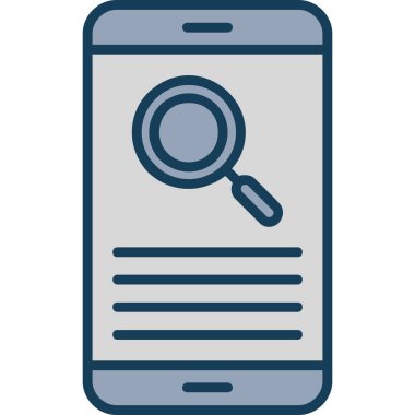 cep telefonu ikonu vektör illüstrasyonu