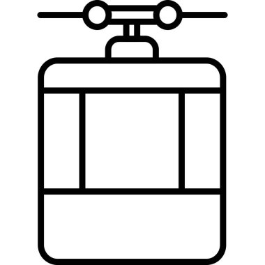 Gaz tankı ikonu ana hatları vektörü. Benzin deposu. Benzin deposu