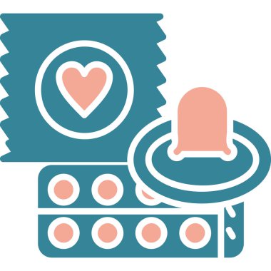 Aşk simgesi vektör illüstrasyonu