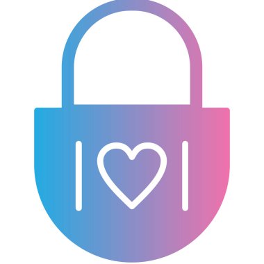 ikon vektör illüstrasyonunu kilitle