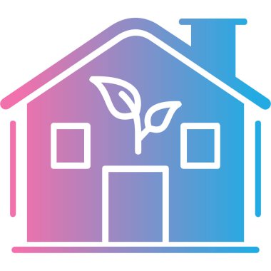 Ev simgesi vektör illüstrasyonu