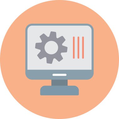 Seo simgesinin vektör illüstrasyonu