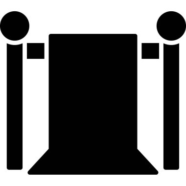 Masa. Web simgesi basit illüstrasyon