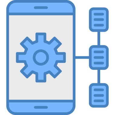 Telefon ayarları vektör simgesi