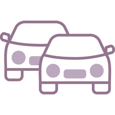 - Araba. Web simgesi basit illüstrasyon