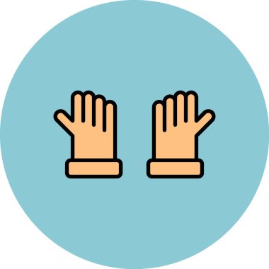 el simgesi vektör illüstrasyonu