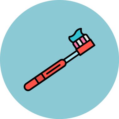 Boya fırçasının vektör illüstrasyonu