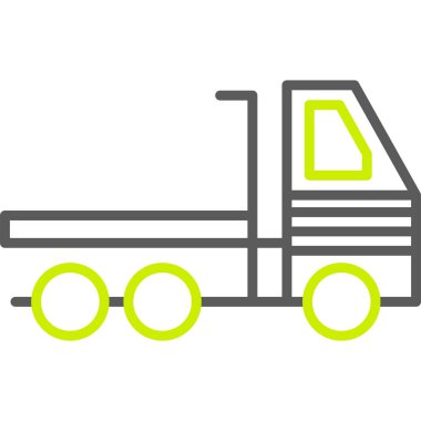 araba simgesi, vektör illüstrasyonu