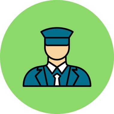 İnsan simgesinin vektör illüstrasyonu