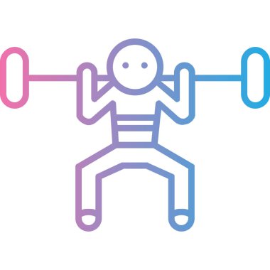 dambıl simgesi vektör illüstrasyonu