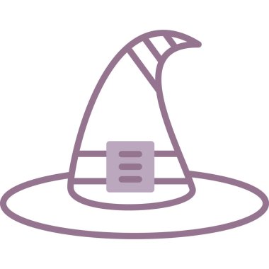 Cadılar Bayramı ikon vektör illüstrasyonu