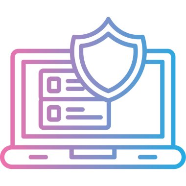 dizüstü bilgisayar simgesi, vektör illüstrasyonu