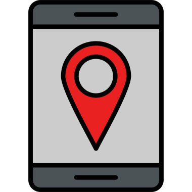 konum simgesi vektör illüstrasyonuName