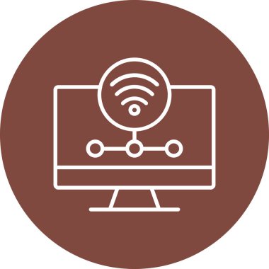 dizüstü bilgisayar simgesi, vektör illüstrasyonu