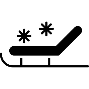 Buz Pateni ikonu vektör çizimi tasarımı