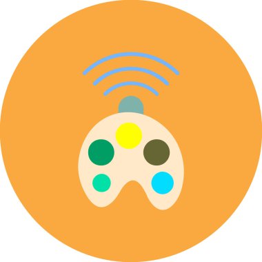 oyun denetleyici web simgesi, basit illüstrasyon