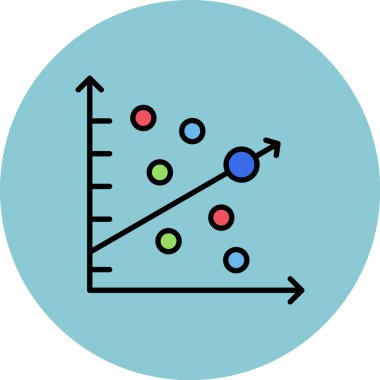 Büyümenin iş ve finans ikonunun vektör illüstrasyonu