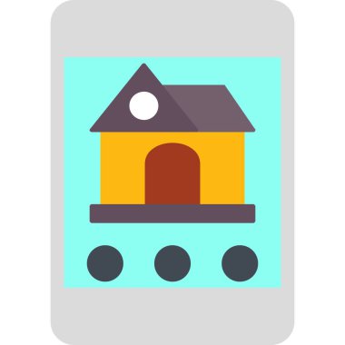 Emlak vektörü simgesi