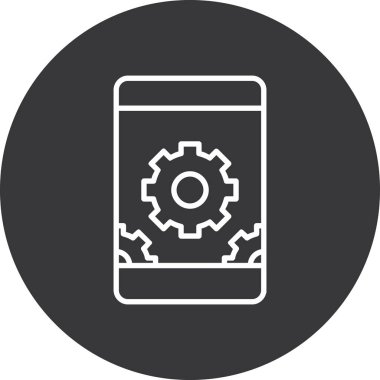 seo modern simgesinin vektör illüstrasyonu