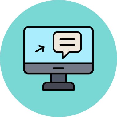 dizüstü bilgisayar simgesi, vektör illüstrasyonu