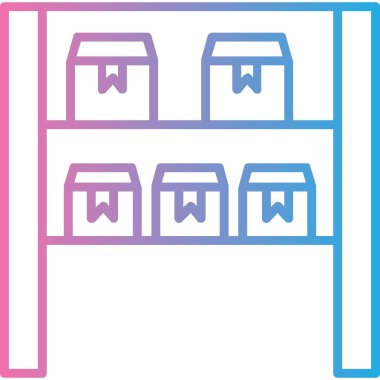 Bina. Web simgesi basit illüstrasyon