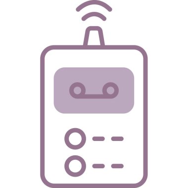 Akıllı Telefon. Basit illüstrasyon