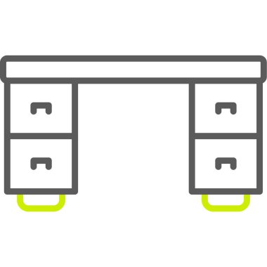 tablo simgesi vektör illüstrasyonu