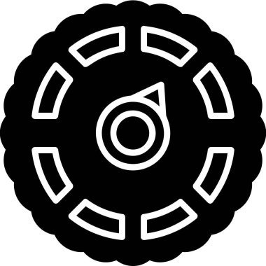 Hedef. Web simgesi basit illüstrasyon