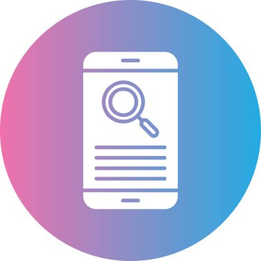 mobil arama simgesi basit illüstrasyon