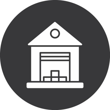 Modern ev simgesinin vektör illüstrasyonu